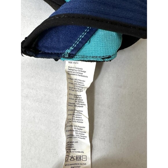 Yeti Cycles Maverick Glove Turquoise Size XS Bicycle Biking Cycling Touch Screen - Picture 4 of 4